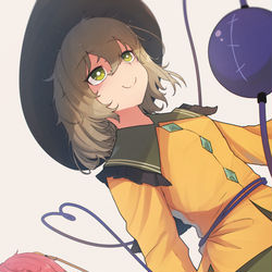 This is a pixiv picture whose title is 手を引かれて.