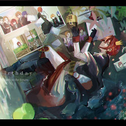 This is a pixiv picture whose title is お誕生日おめでとう.