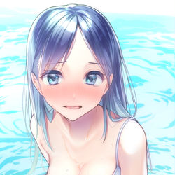 This is a pixiv picture whose title is 「ほ、ほどけちゃった、、、。」.