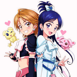 This is a pixiv picture whose title is ふたりはプリキュア.
