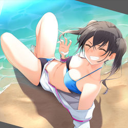 This is a pixiv picture whose title is 水着アキラちゃん.