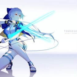 This is a pixiv picture whose title is VR新陰流.