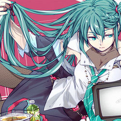 This is a pixiv picture whose title is work.