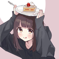 This is a pixiv picture whose title is ショートケーキ.