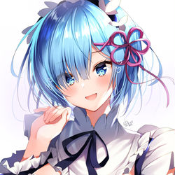 This is a pixiv picture whose title is レム.