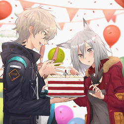 This is a pixiv picture whose title is Happy Birthday Red.