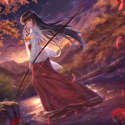 This is a pixiv picture whose title is 彼岸.