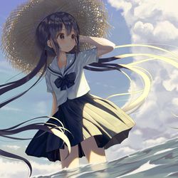 This is a pixiv picture whose title is 夏.
