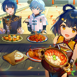 This is a pixiv picture whose title is 原神.