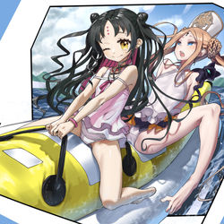 This is a pixiv picture whose title is 殺生院リリィとアビー.