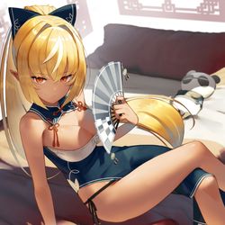 This is a pixiv picture whose title is チャイナフレア.