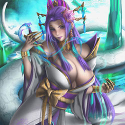 This is a pixiv picture whose title is 精霊の花祭りカシオペア.