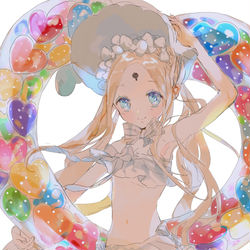 This is a pixiv picture whose title is アビーちゃん　夏.