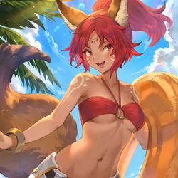 This is a pixiv picture whose title is 水着サテラ.