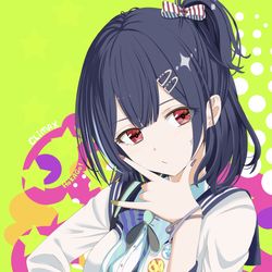 This is a pixiv picture whose title is ギャル凛世.