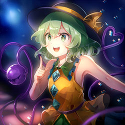 This is a pixiv picture whose title is ノースリーブこいしちゃん.