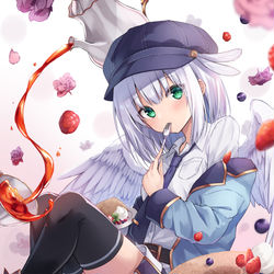 This is a pixiv picture whose title is 紅茶シフォン.