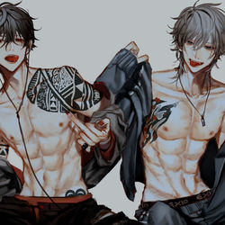 This is a pixiv picture whose title is 無題.