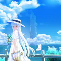 This is a pixiv picture whose title is お墓参り.