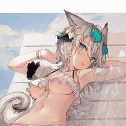 This is a pixiv picture whose title is 夏色.