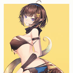This is a pixiv picture whose title is 森蚺.