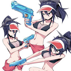 This is a pixiv picture whose title is 水鉄砲.
