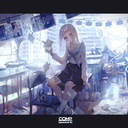 This is a pixiv picture whose title is 追憶.