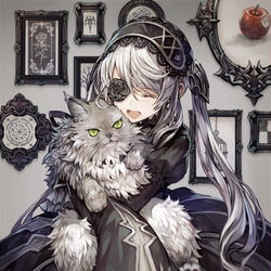 This is a pixiv picture whose title is もふ.