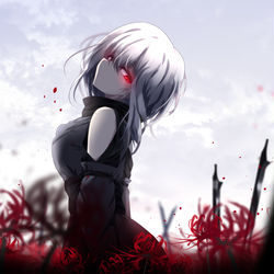 This is a pixiv picture whose title is 彼岸.