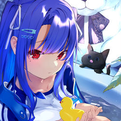This is a pixiv picture whose title is Blue Tears.