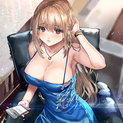 This is a pixiv picture whose title is パーティから抜け出してきた女の子.