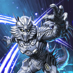 This is a pixiv picture whose title is 【バトルスピリッツ】ウルフオルフェノク疾走態.