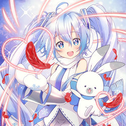 This is a pixiv picture whose title is ゆきみく.