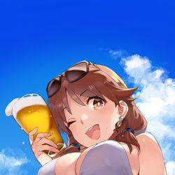 This is a pixiv picture whose title is 片桐早苗.