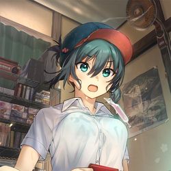 This is a pixiv picture whose title is 「くっ、ガッツがたりない！」.