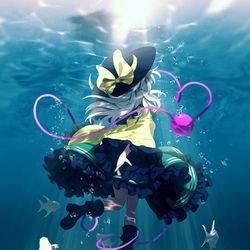 This is a pixiv picture whose title is 潜在.