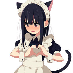 This is a pixiv picture whose title is 屈辱の萌えキュン.