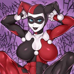 This is a pixiv picture whose title is Harley Quinn 90s.