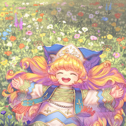 This is a pixiv picture whose title is High Priestess dechi!.
