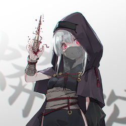 This is a pixiv picture whose title is 毒血の蟒蛇.