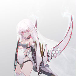 This is a pixiv picture whose title is 白刃の鎌.
