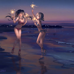 This is a pixiv picture whose title is ひみつの授業.