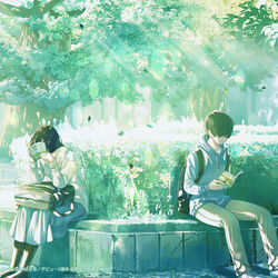 This is a pixiv picture whose title is 青くて　痛くて　脆い.