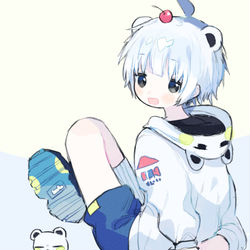 This is a pixiv picture whose title is しろ.