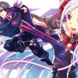 This is a pixiv picture whose title is かつての敵は今日の友.