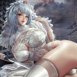 This is a pixiv picture whose title is [Nier Automata] 2B_Preview.