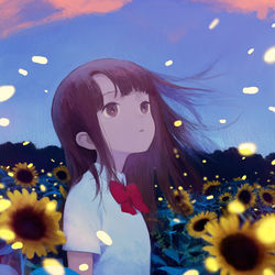 This is a pixiv picture whose title is 五つ目の季節を探しに.