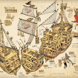 This is a pixiv picture whose title is 輪切り図解！かまぼこ丸.