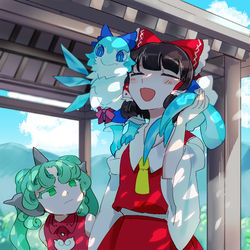 This is a pixiv picture whose title is ひんやりチルノ　ほか.