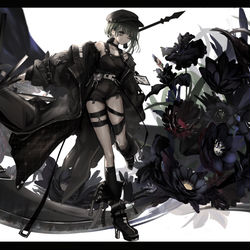 This is a pixiv picture whose title is 鎌.